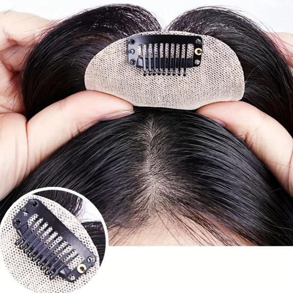 Best Breathable Real Hair Topper for Women Crown Topper No Bangs