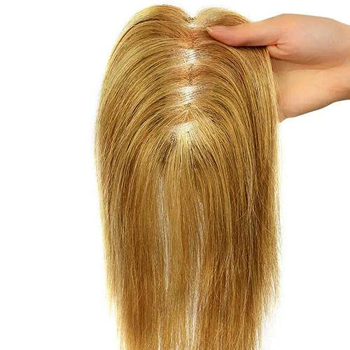 Best Breathable Real Hair Topper for Women Crown Topper No Bangs