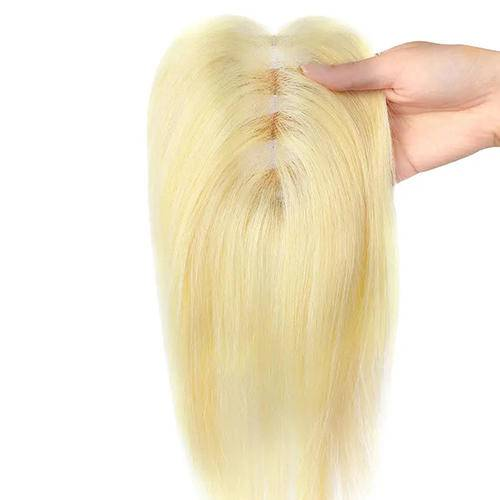 Best Breathable Real Hair Topper for Women Crown Topper No Bangs