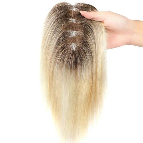 Best Breathable Real Hair Topper for Women Crown Topper No Bangs