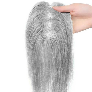 Best Breathable Real Hair Topper for Women Crown Topper No Bangs