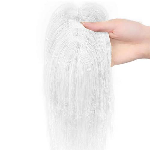 Best Breathable Real Hair Topper for Women Crown Topper No Bangs