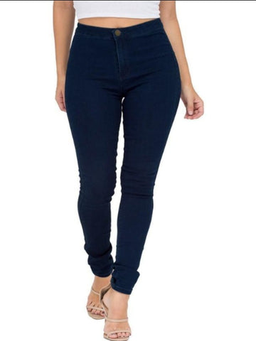 High Waist Pencil Denim Jeans